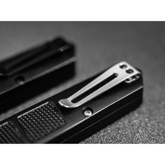 Складной нож автоматический Boker 01BO474 Kwaiken Grip Auto Black c клинком из стали D2, рукоять алюминий