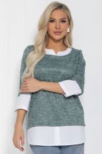 Джемпер Нежный акцент (мята) Б12615-4 LT Collection