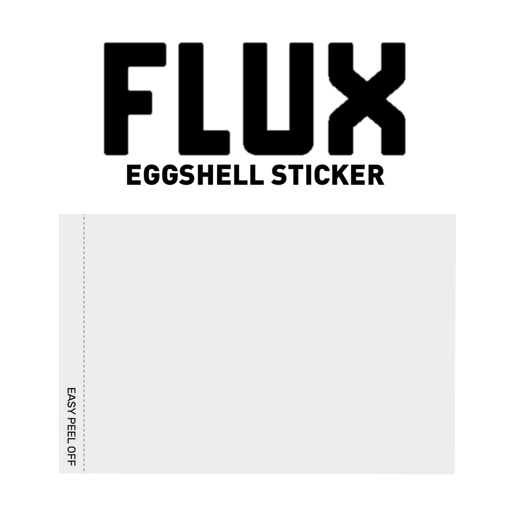 Стикер FLUX Eggshell - (1шт) (Белый)