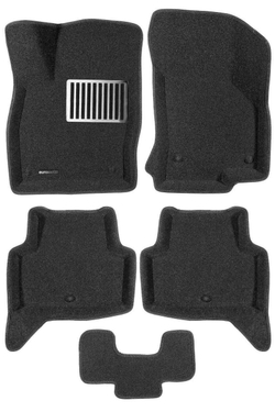 Коврики салона для VOLKSWAGEN Golf 7 (2013-)/SKODA Octavia A7 (2013-)/AUDI A3 (2014-) Euromat 3D Business черные. Арт. EMC3D-004507
