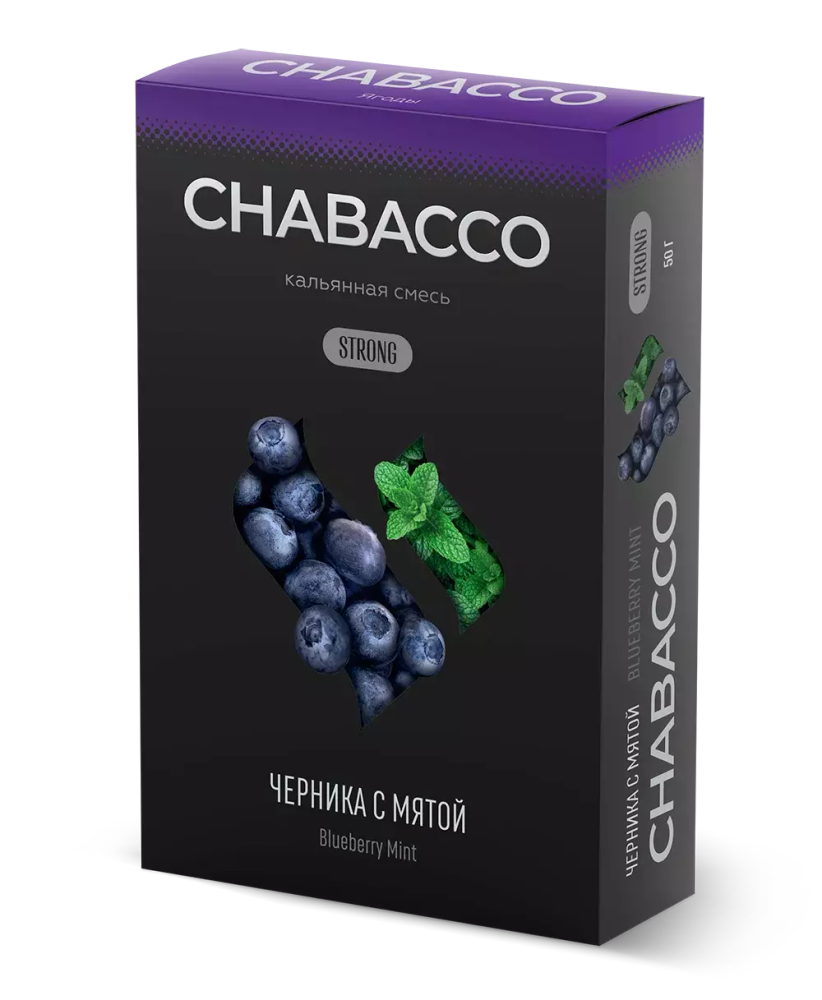 Chabacco Strong - Blueberry Mint (50g)