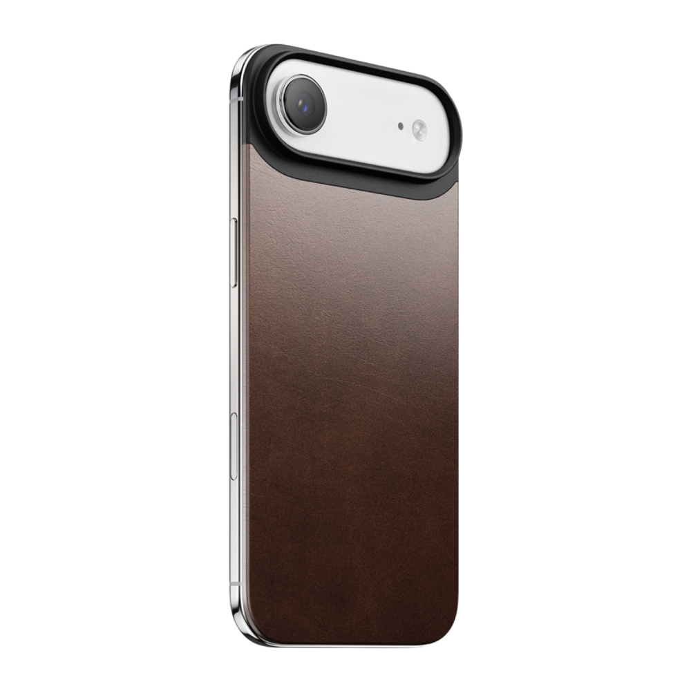 Кожаная накладка MagSafe Nomad Horween Magnetic Leather Back для iPhone Air Гибридная накладка на заднюю панель из натуральной кожи Horween