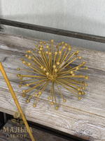 Декор для сада цветок "Аллиум" большой 23x23xH15cm + 115см штекер