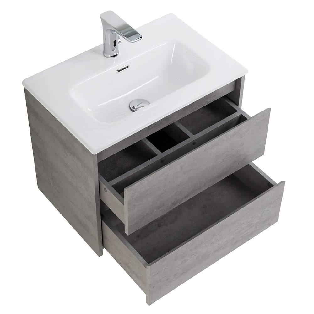 Тумба подвесная с раковиной BelBagno KRAFT 39-500/390-2C-SO-CG