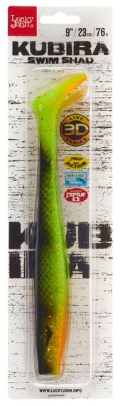 Виброхвосты LJ 3D BBS Series KUBIRA SWIM SHAD 9,0in (22,86)/PG41 1шт.