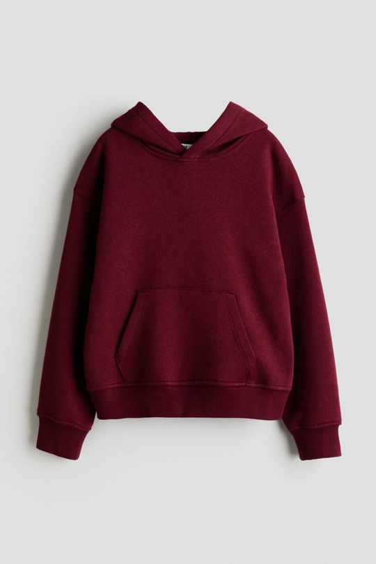 H&M Толстовка с капюшоном, малиновый