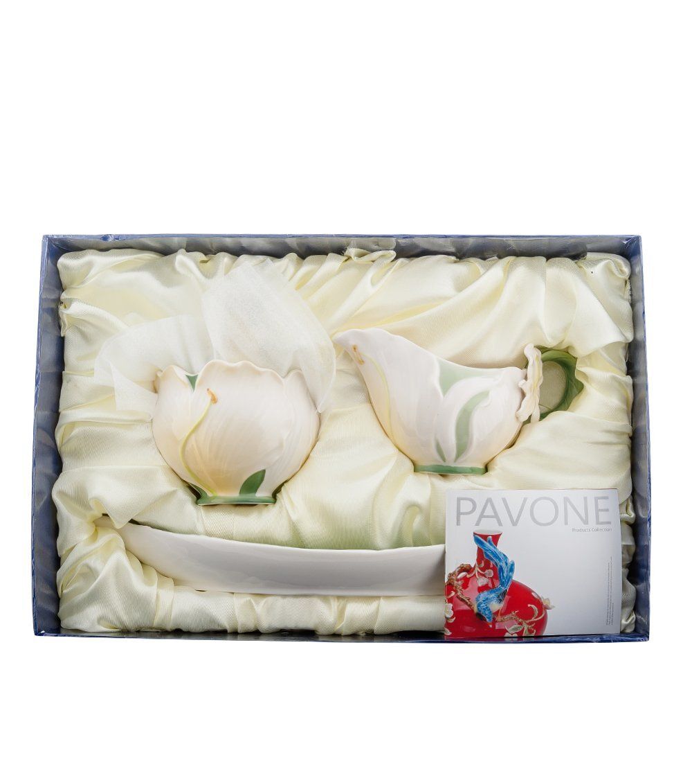 FM-38/ 2 Набор сахарница и молочник «Лилия» (Pavone)