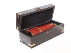 Nautical Подзорная труба в деревянном футляре