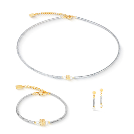 Серьги Coeur de Lion Silver-Gold 1138/21-1716