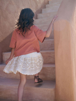 Футболка для девочки Next AH9-922, Кирпичный