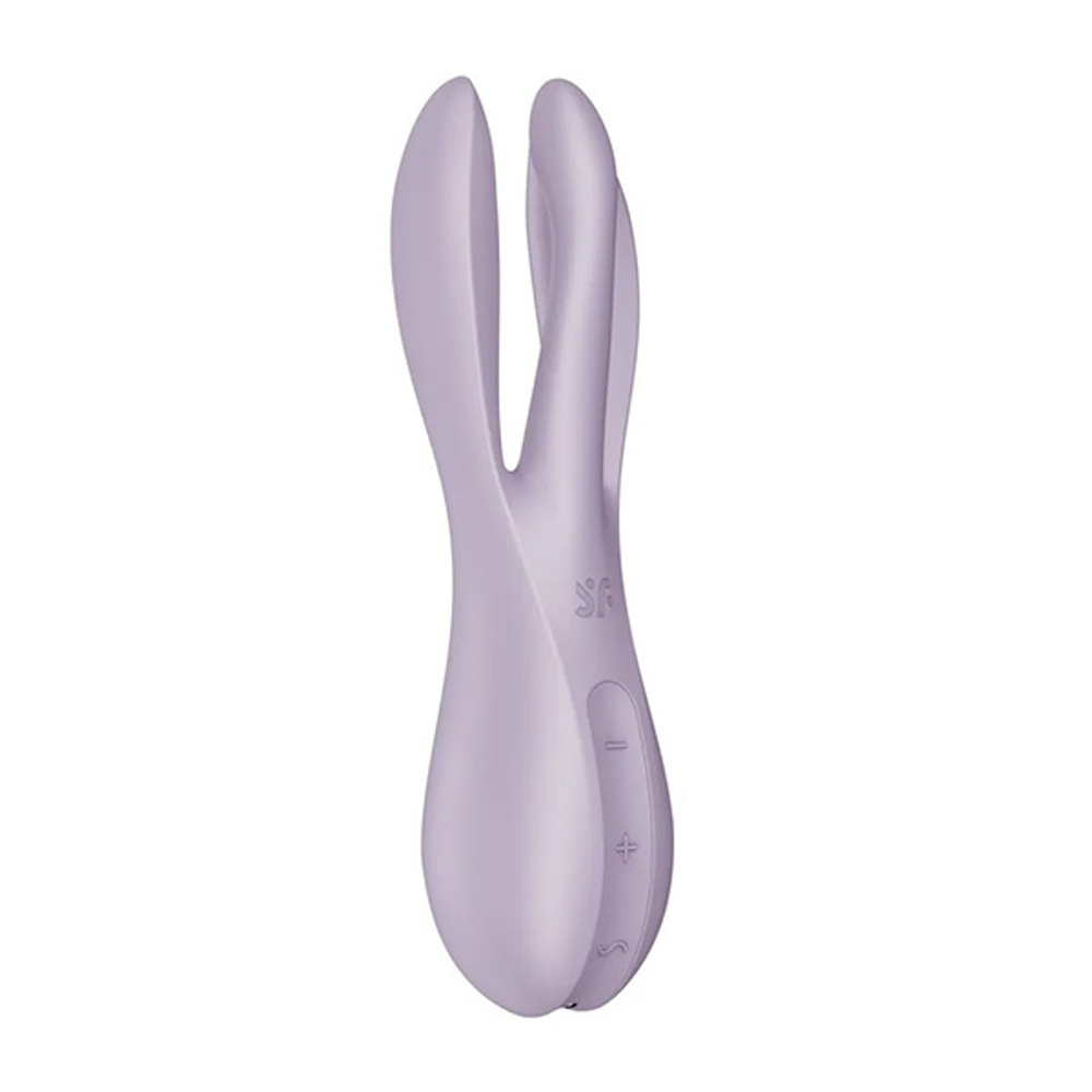 Вибростимулятор 14см Satisfyer Threesome 2 Violet