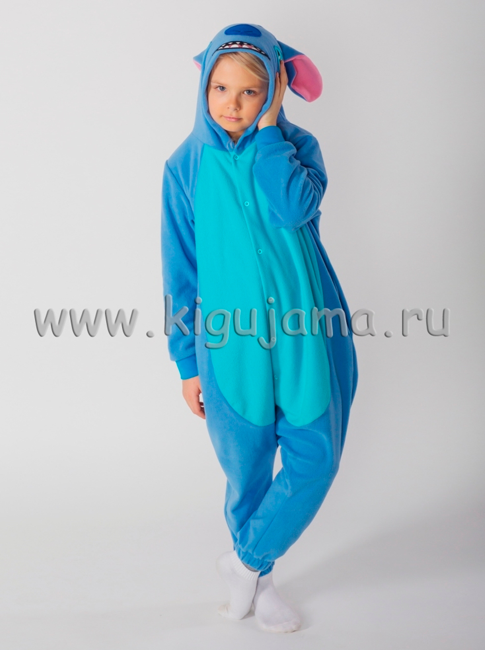 детская пижама кигуруми стич
