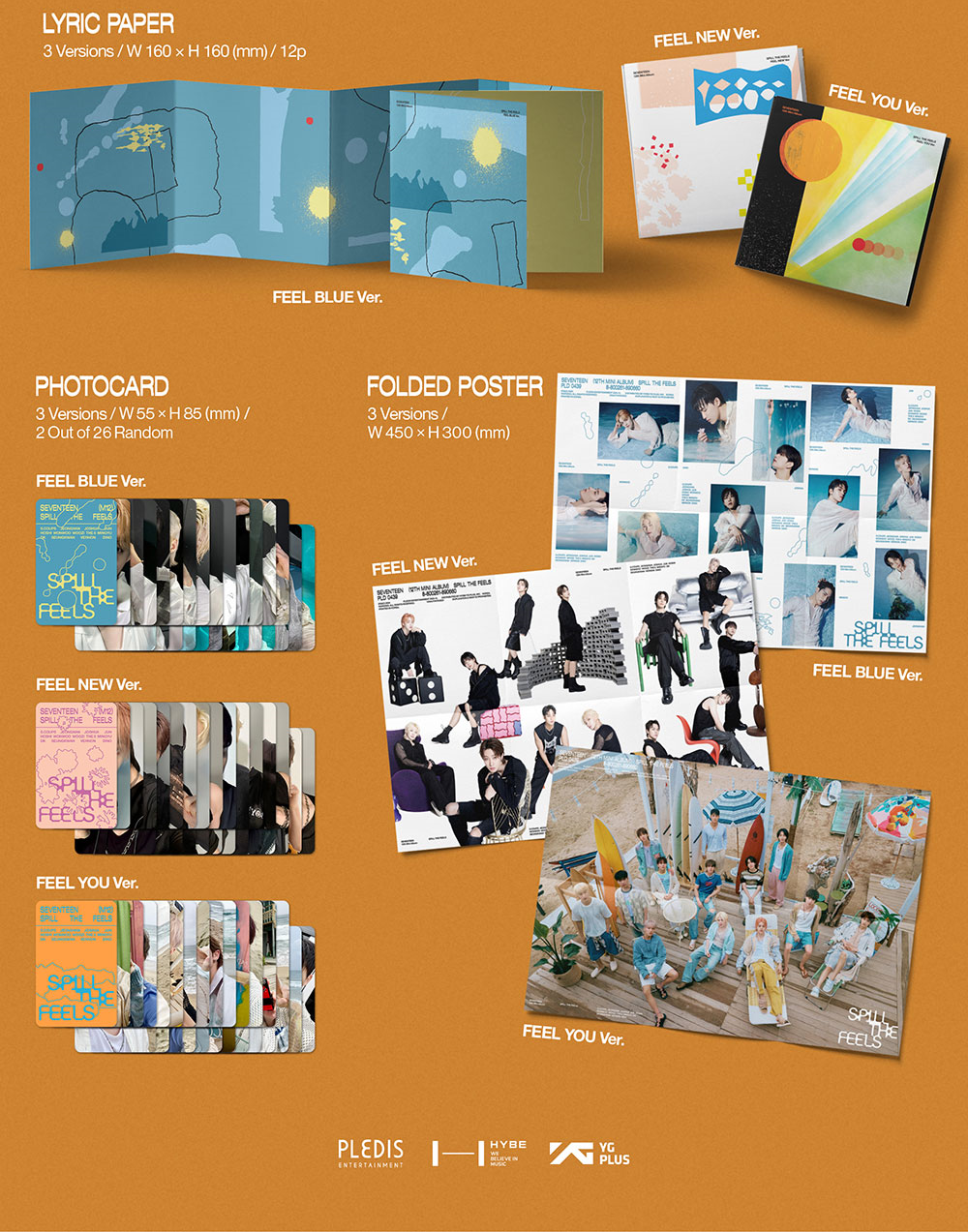 Альбом SEVENTEEN - 12th Mini Album SPILL THE FEELS