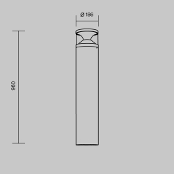 Ландшафтный светильник Outdoor O496FL-L21B3K2