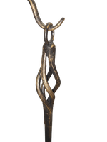 Набор для камина и мангала, кочерга, совок, 3 предмета + подставка, ажурный