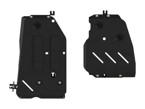 Защита топливного бака (2 мм, сталь) для Geely Monjaro 2023- (V = 2.0 AT 4WD) Sheriff.28.5411