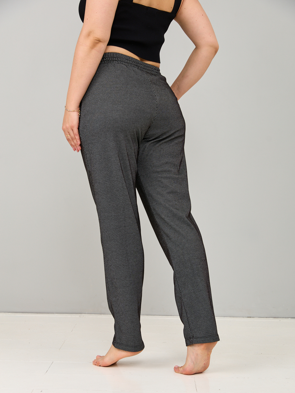 Брюки Б-118/петек-черный