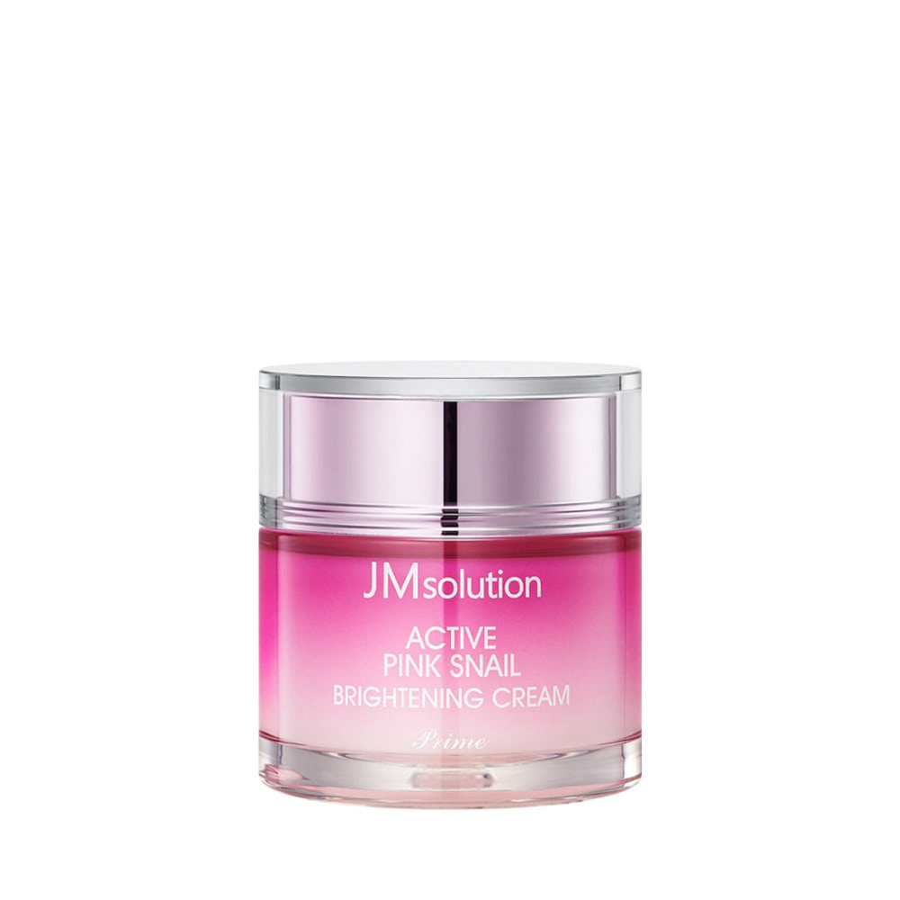 JMsolution Active Pink Snail Brightening Cream крем для яркости кожи с муцином улитки и витамином В12
