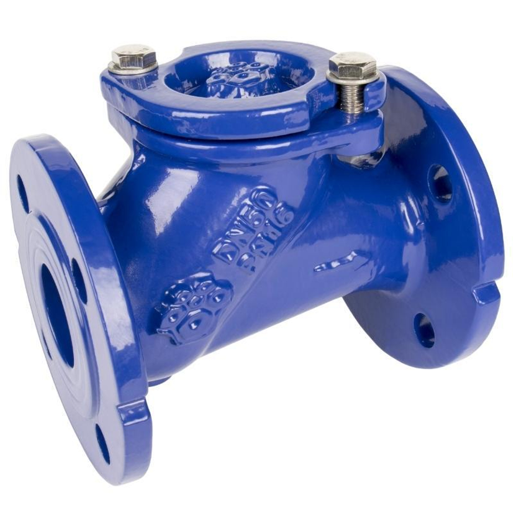Клапан чугунный обратный шаровой DN 250 PN 16 фланцевый до 80гр. Рашворк 405-250-16