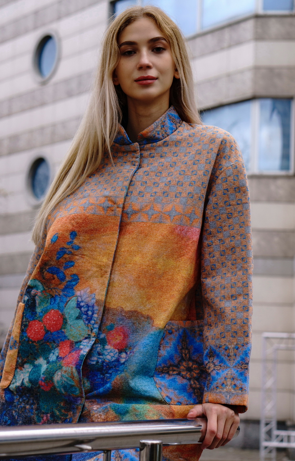 Пальто «Офелия среди цветов», по мотивам живописи Одилона Редона