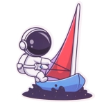 Растяжка «Космическое путешествие» 16 x14 см