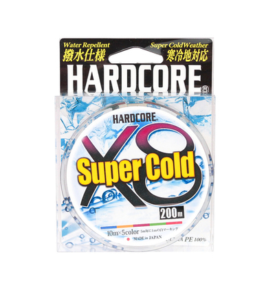 Плетеный шнур для рыбалки Duel PE Hardcore Super Cold X8