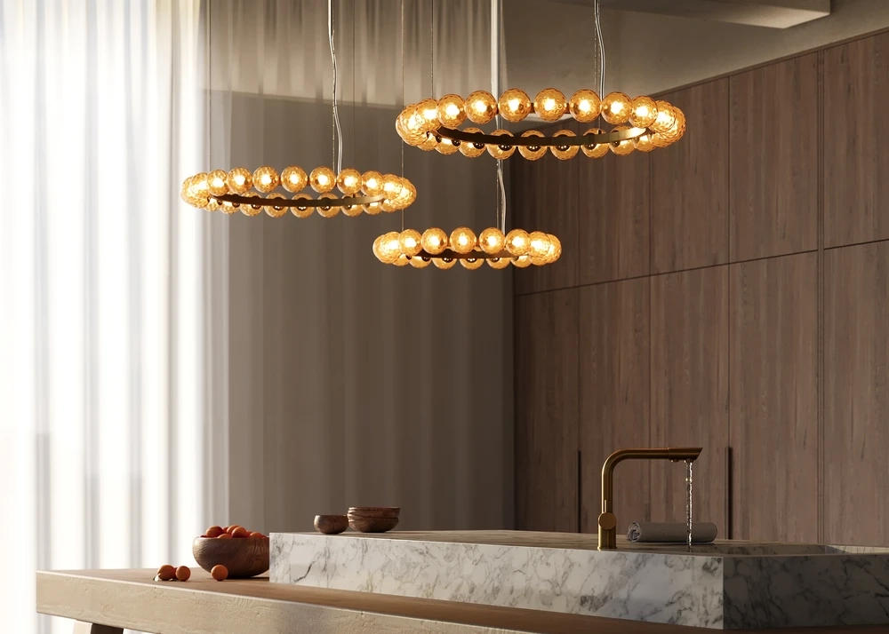 Подвесная люстра Maytoni AMBRE MOD331PL-L32BS3K