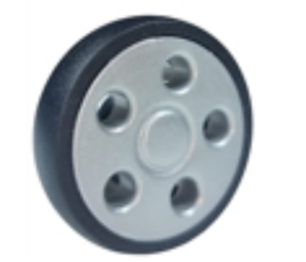 Колесо PLG-K 107, d50, чёрный