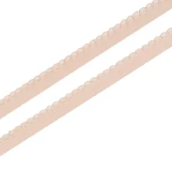 Резинка отделочная бежевая 9 мм, Турция