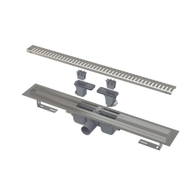 Водоотводящий желоб с перфорированной решеткой, арт.APZ1SMART-LINE-650