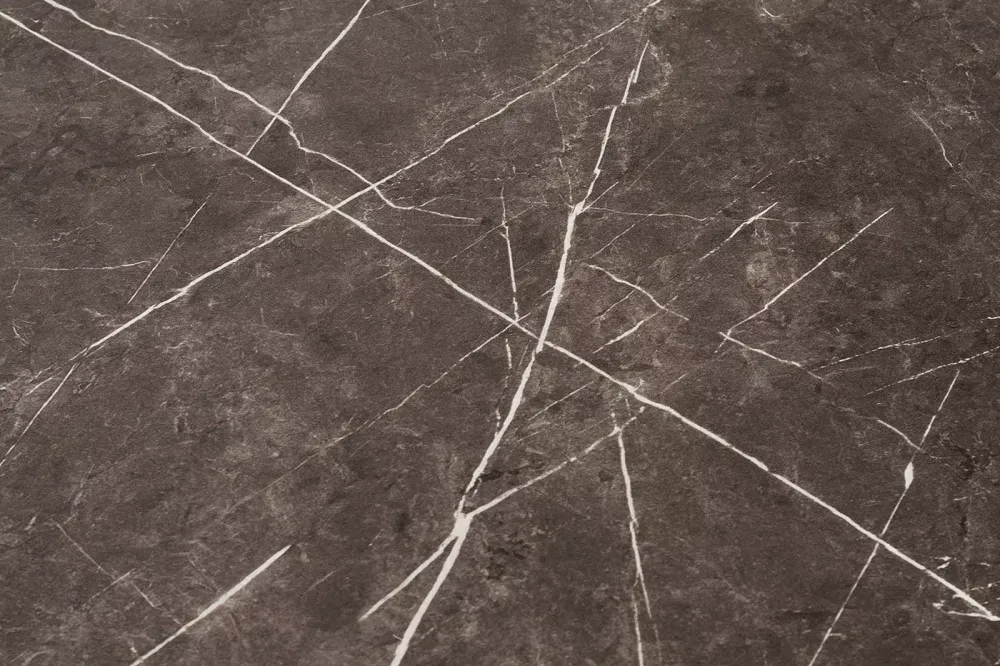 "Каффе" стол из HPL круглый Ø70см, цвет "серый мрамор", подстолье стальное