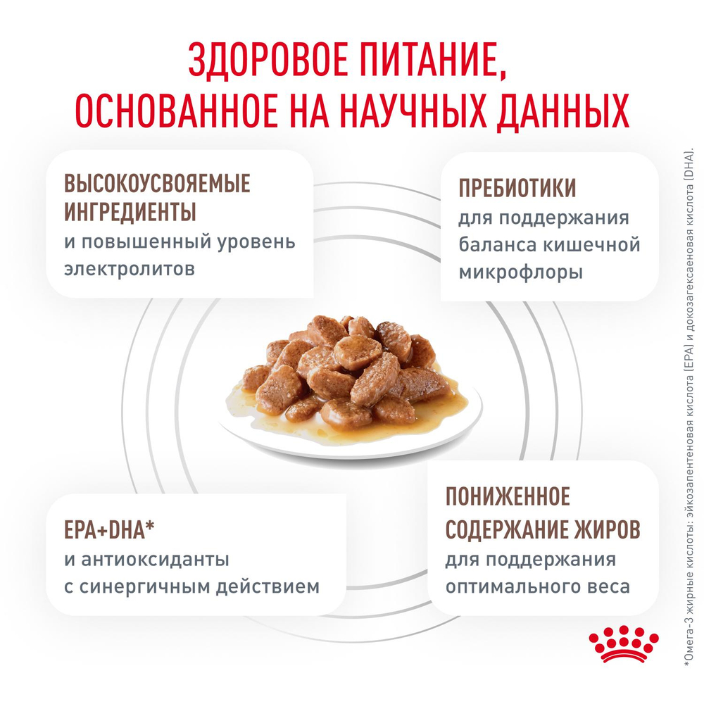 Royal Canin Gastrointestinal Moderate Calorie Гастроинтестинал Модерейт Кэлори Корм влажный диета для кошек склонных к набору веса соус 85г