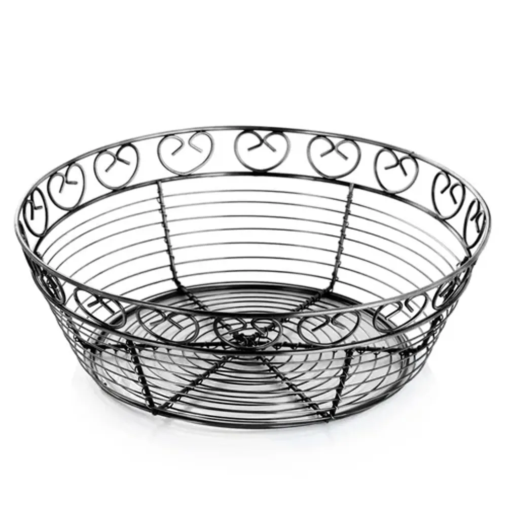 Корзинка для подачи 25*8 см черная металл P.L. Proff Cuisine