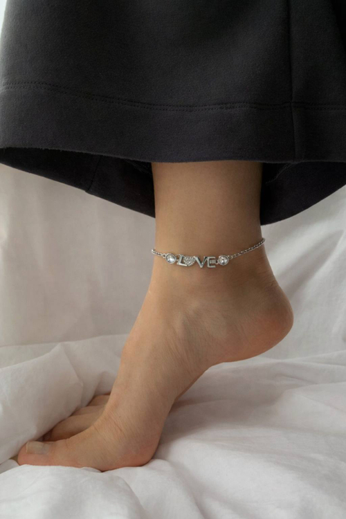 Браслет на ногу "LOVE"
