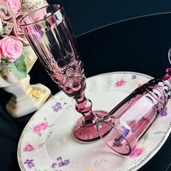 Lenardi 588-442 Набор из 6 фужеров 170 мл в под.уп.(х4) Розовый