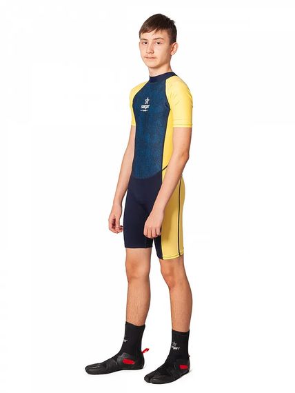 Гидрокостюм детский Sargan Sport 1082/BL 2 мм синий/песочный