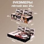 Бескаркасный диван кровать раскладной "BLACKPINK"