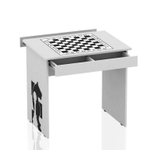 Шахматный стол с ящиками