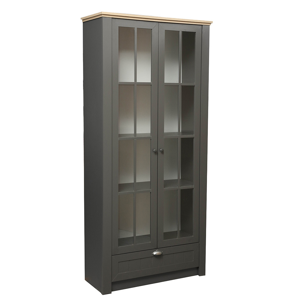 Шкаф комбинированный Прованс 37.05, Диамант серый