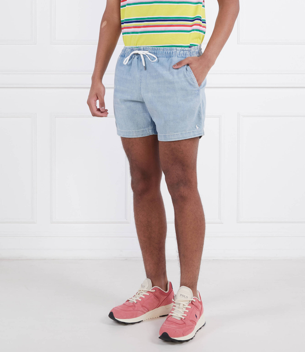 Шорты CFPREPSTERS-5-POCKET-DENIM POLO RALPH LAUREN - голубой(710830872)