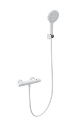 Смеситель для душа с термостатом WONZON & WOGHAND INN 3, Белый матовый (WW-B2012-A-MW)