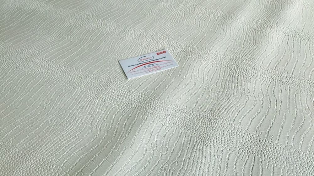 Искусственная кожа Крокодил белый (КИТ)