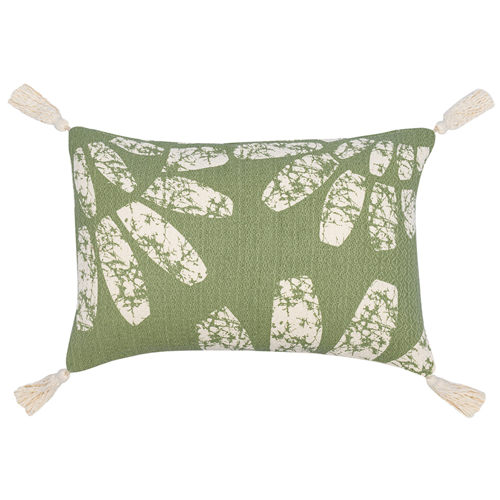 Подушка декоративная с рисунком flowers и кисточками из коллекции ethnic, 30х45 см