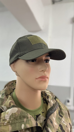 Бейсболка с липучками / олива