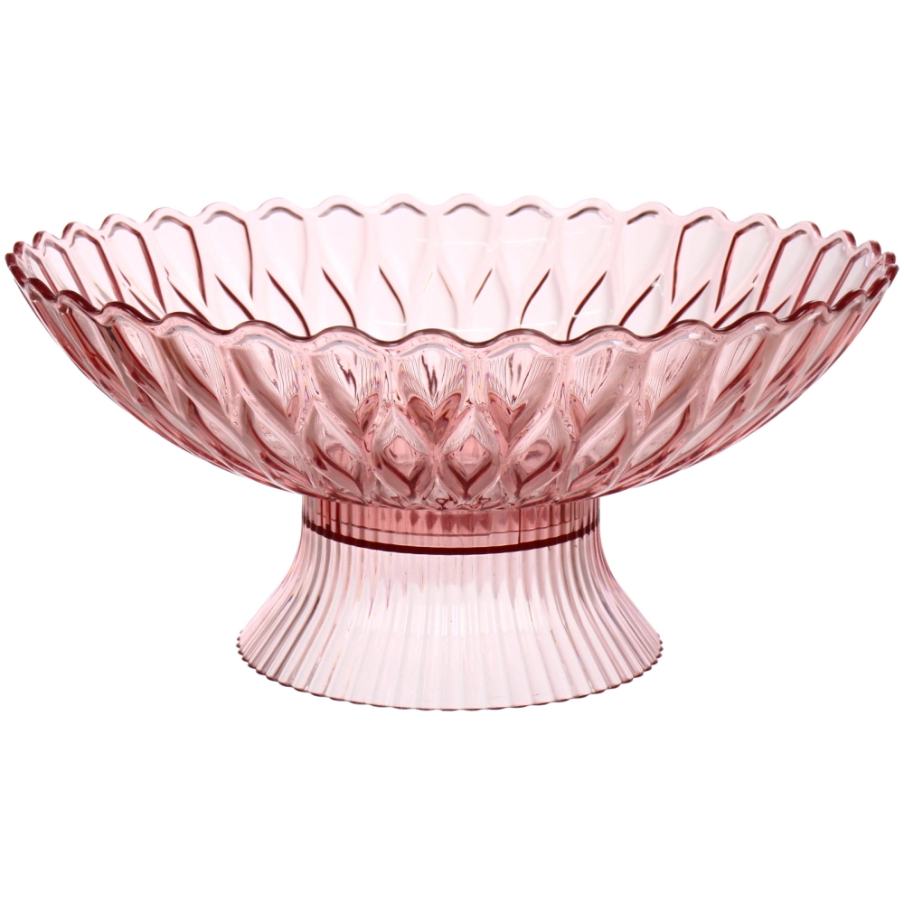 Фруктовница пластиковая «Ажур» 24,5*12см, микс цветов