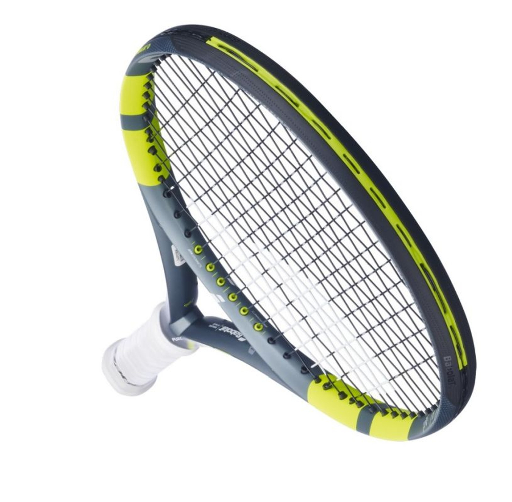 Детская ракетка Babolat Pure Aero Junior 26 Gen-9 - metallic dark forest/yellow