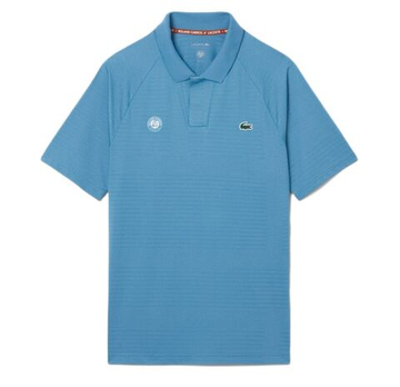 Мужское теннисное поло Lacoste Roland-Garros Edition Tennis - abyss blue