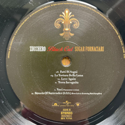 Виниловая пластинка LP Zucchero Sugar Fornaciari Black Cat (Италия 2016)