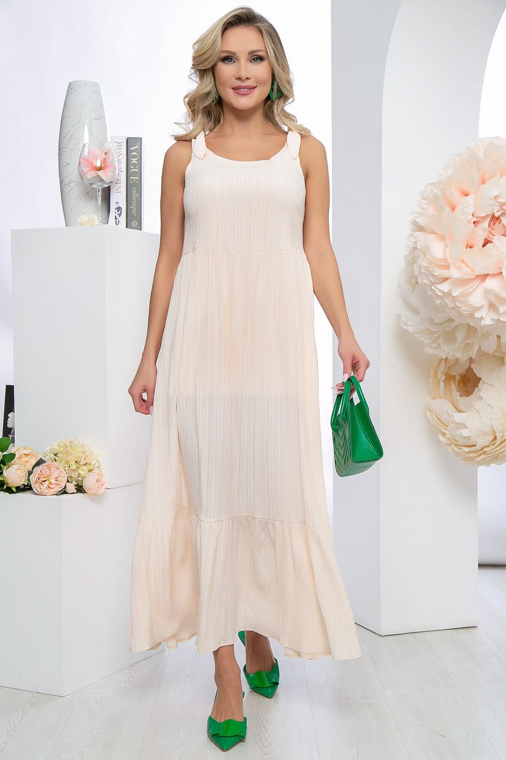 Сарафан "Фрида" (кремовый) П5532 LT Collection (Акция)