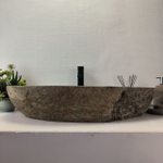 Раковина из речного камня RS-63640 (79*45*16) 0125